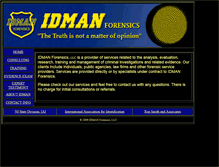 Tablet Screenshot of idman.com